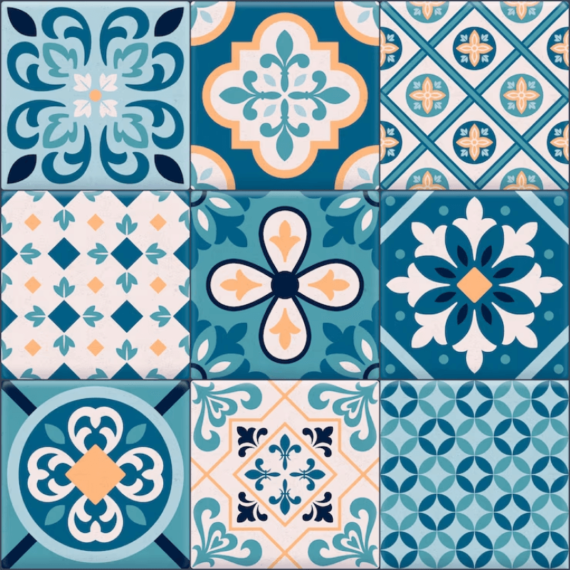 Fish Scale Tiles